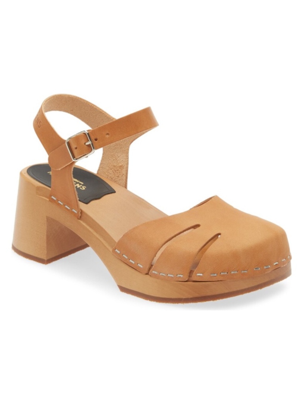 NEW Swedish Hasbeens Baskemolla High Sandal Nature 37